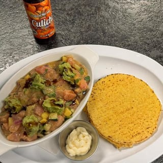 Aguachile De Atún en Salsa De Mango