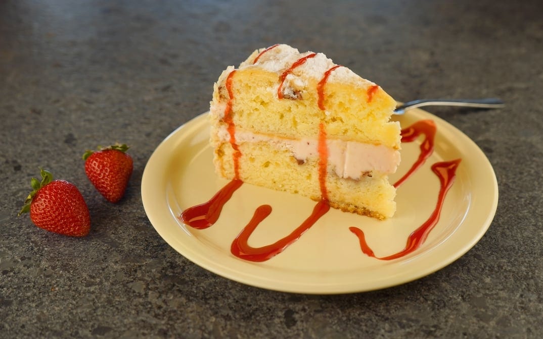 Pastel De Fresas Con Crema.