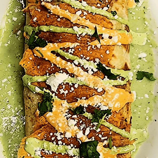 Burrito De Chilaquiles.